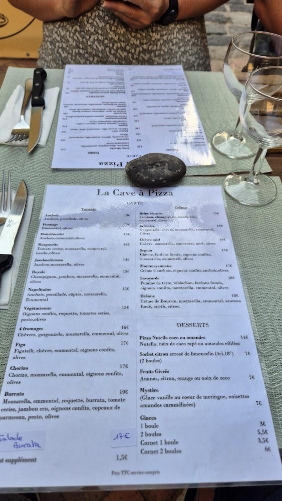 La Cave à Pizza du Verdon - Menu Image 3